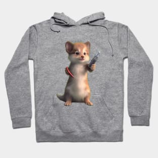 Cute baby cat doctor Hoodie